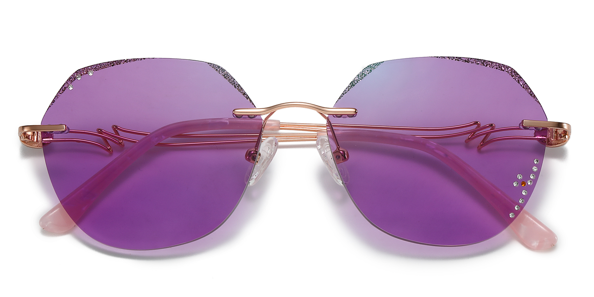 KEZVOR Rimless R122 M Photochromic Brown