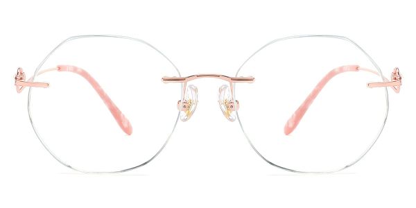 KEZVOR Rimless R138 RoseGold M