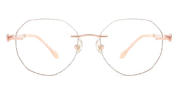 KEZVOR Rimless R135 RoseGold M