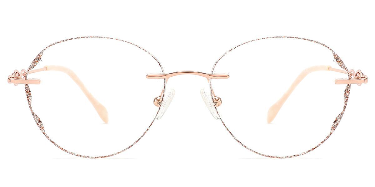 KEZVOR Rimless R128 RoseGold M