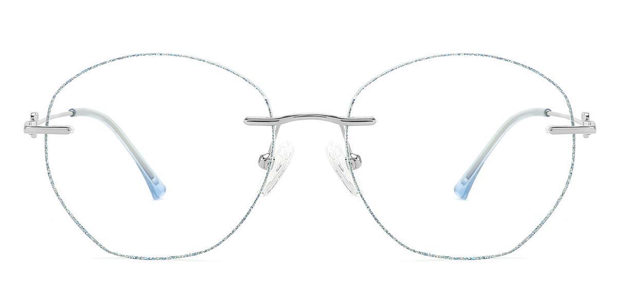 KEZVOR Rimless R133 Blue M