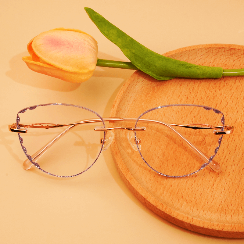 KEZVOR Rimless R124 M RoseGold, lifestyle image 4 of 9