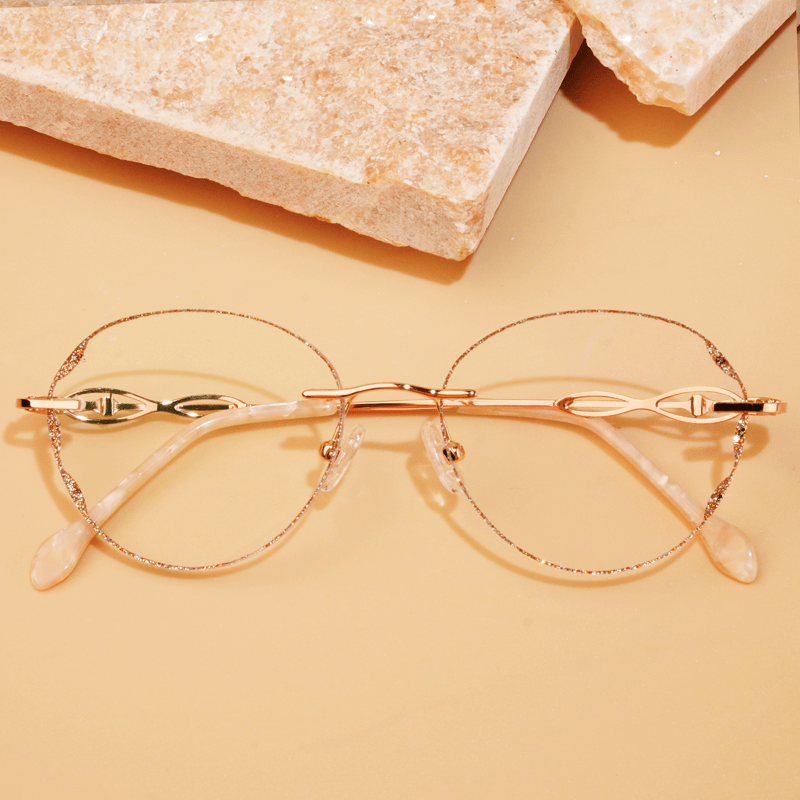 KEZVOR Rimless R128 RoseGold M, lifestyle image 6 of 7