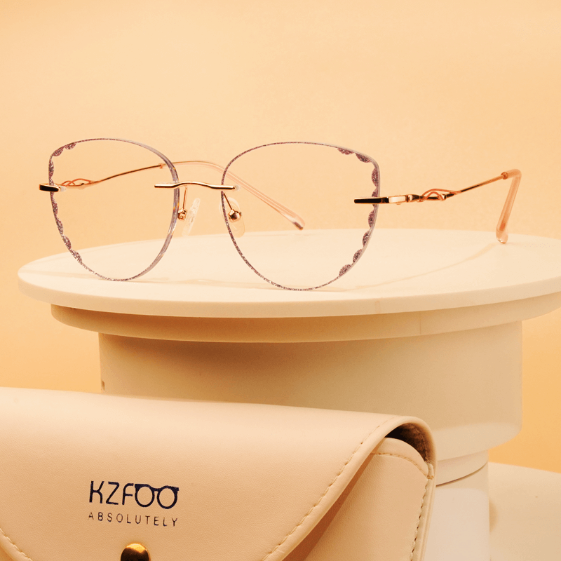 KEZVOR Rimless R124 M RoseGold, lifestyle image 8 of 9