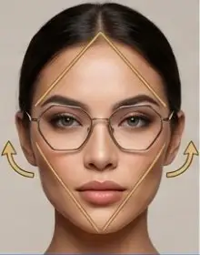 Diamond face shape