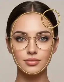 Oval face shape