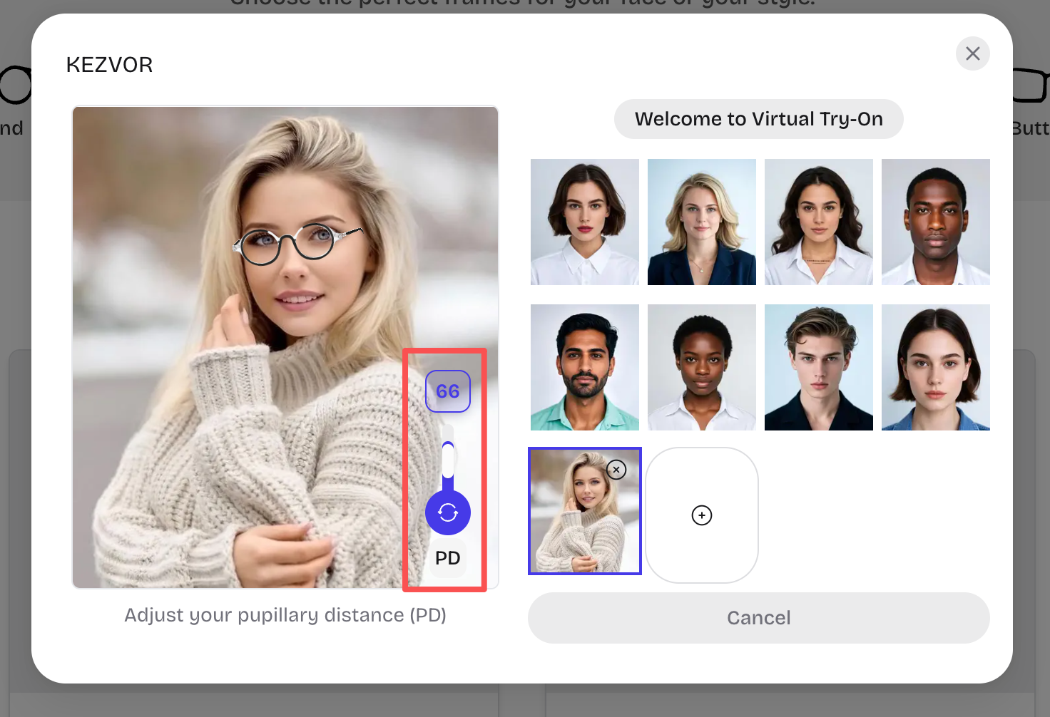 Step 6: View the result on your photo and adjust PD